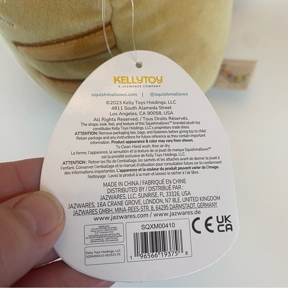 Squishmallows Jones the Gingerbread Cat 8” Christmas plush NWT - Picture 8 of 11